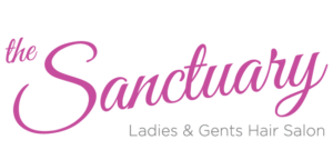The Sanctuary Ladies and Gents Hair Salon for haircuts and styling typeface